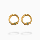 Aretes Geo Esmeralda