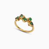 Drops Leaf Ring