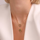 Iris Necklace Emerald