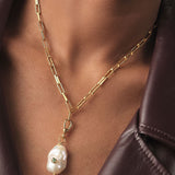 Emerald Pearl Charm
