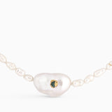 Emerald Pearl Necklace