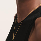 Maya Stone Necklace Vertical
