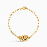 Aura Emerald Chunk Bracelet