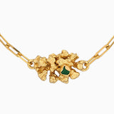 Aura Emerald Chunk Bracelet