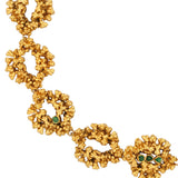 Halo Emerald Neckalce