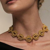 Halo Emerald Neckalce