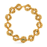 Halo Emerald Neckalce
