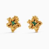 Aura Emerald Chunk studs Mid