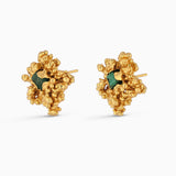 Aura Emerald Chunk studs Mid