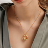 Collar Geo Esmeralda