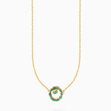 Iris Necklace Emerald