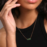 Maya 3 Stone Necklace