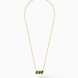 Maya 3 Stone Necklace