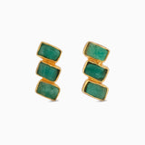 Maya 3 Stone Studs