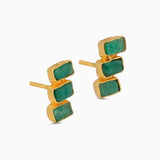 Maya 3 Stone Studs