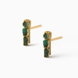 Aretes 3 Stone Studs Small