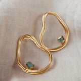 Aretes Providencia Maxi Esmeralda